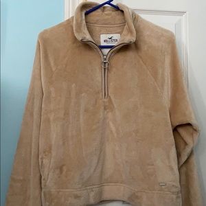 Hollister quarter zip up jacket